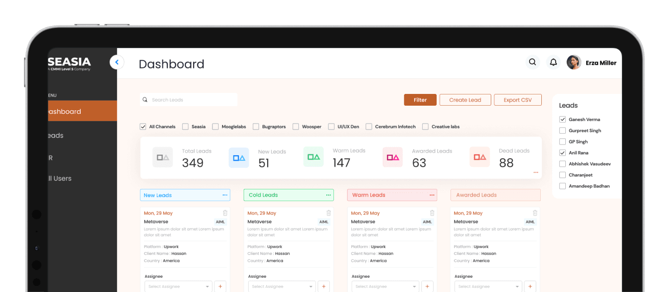 CoachX Interface